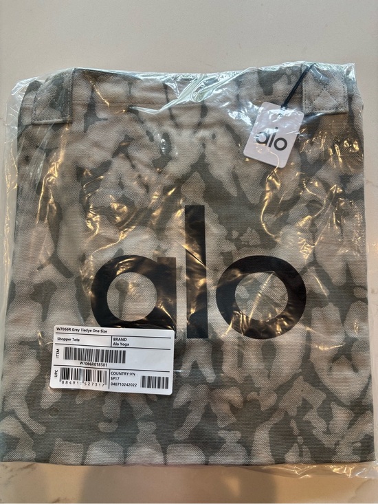 ALO Yoga Handbags - ALO Large Gray Camo Canvas Tote